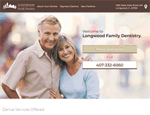 Tablet Screenshot of longwoodfamilydentistry.com